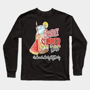 Sweet Summer Time Last Day Of School Lunch Lady Off Duty Long Sleeve T-Shirt